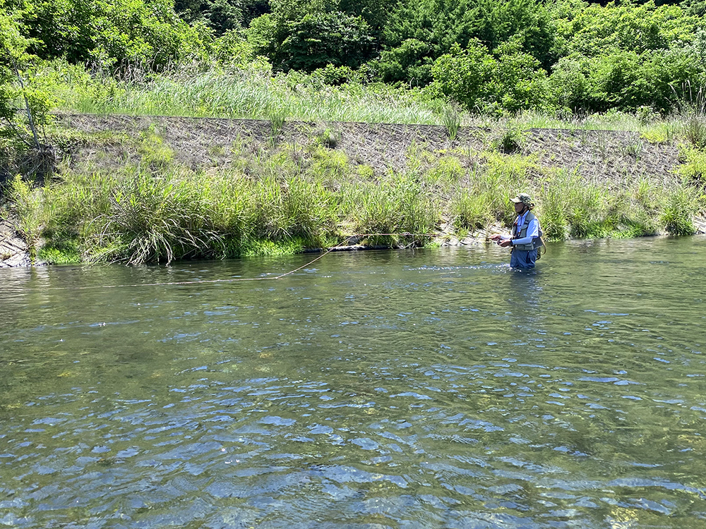 釣り開始のOさん